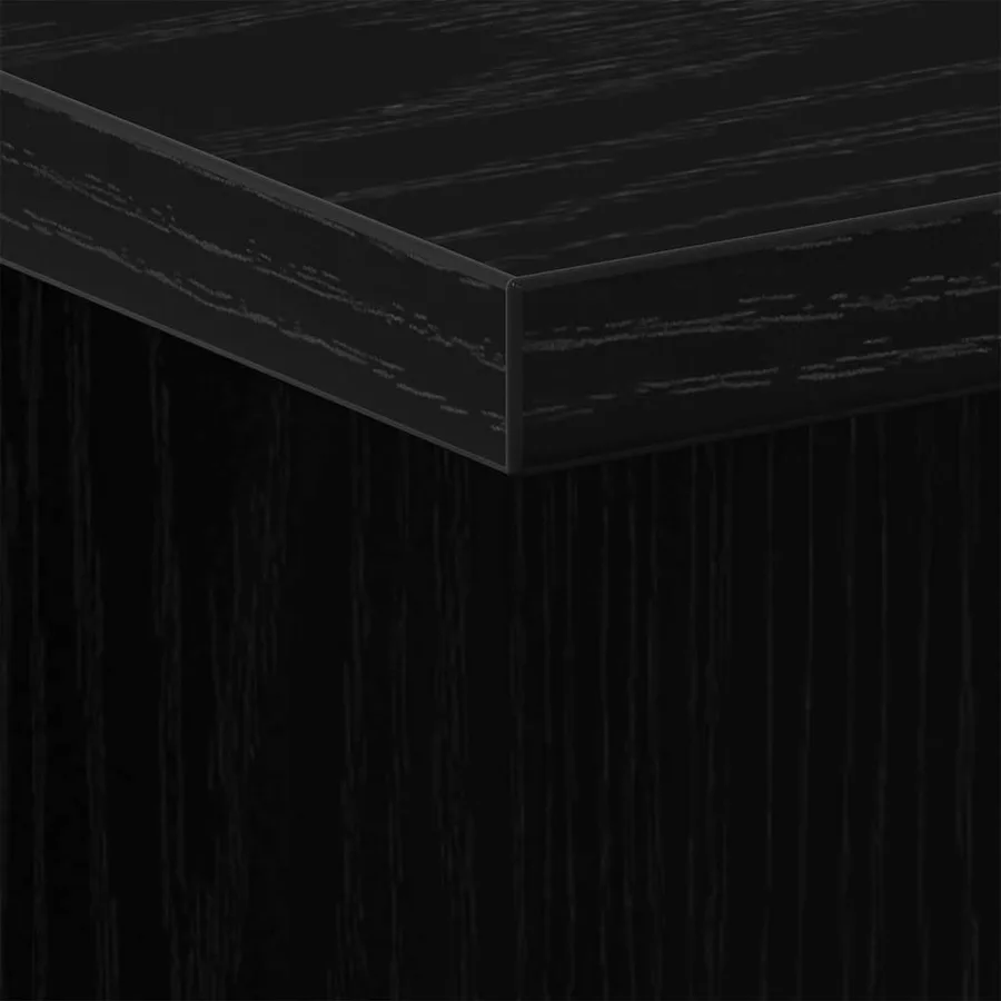 Cabinet de chevet 2 pcs Chêne noir 35 x 35 x 55 cm - 9