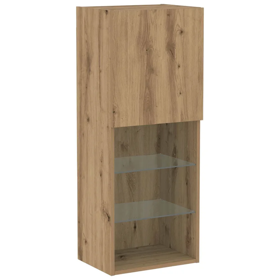 Meuble TV 4 pcs chêne artisanal Bois d'ingénierie - 11