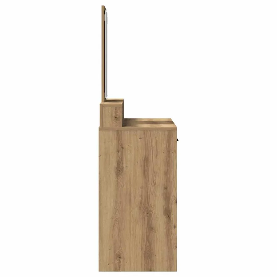 Table de Toilette Chêne artisanal 100 x 41 x 140 cm - 7