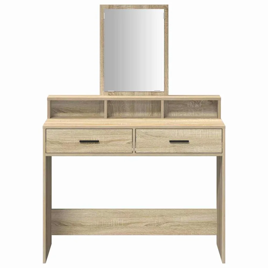 Table de Toilette avec tiroir Chêne Sonoma 100 x 41 x 140 cm - 6