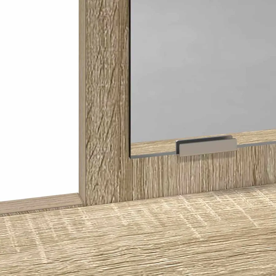 Table de Toilette avec tiroir Chêne Sonoma 100 x 41 x 140 cm - 8