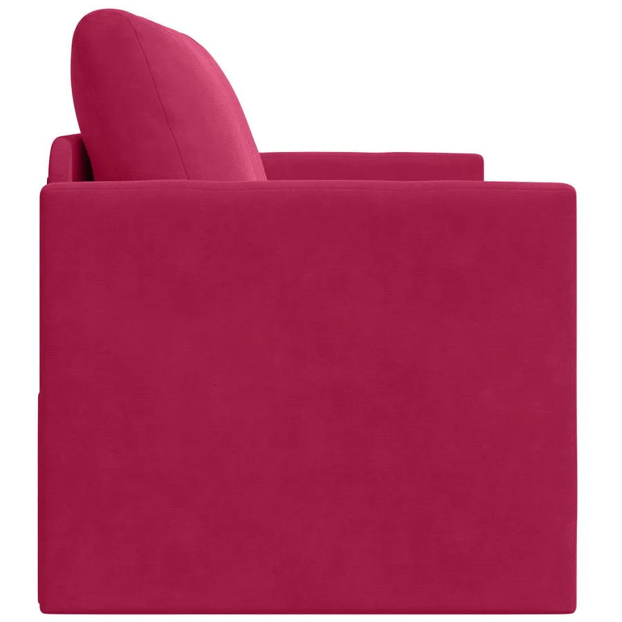 Canapé-Lit Bordeaux 124 x 71 x 78 cm Velours - 6