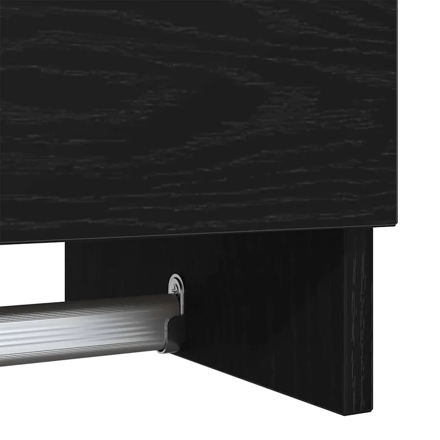 Armoire Chêne noir 70 x 32,5 x 35 cm Bois d'ingénierie - 12