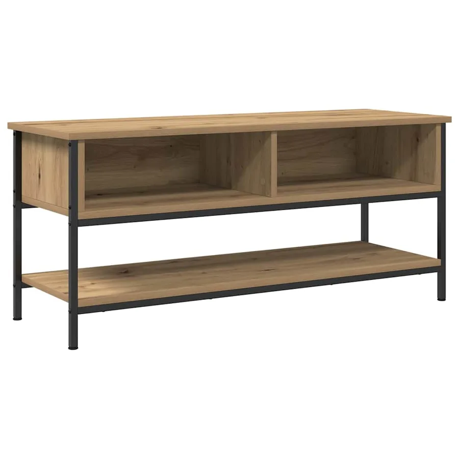 Ensemble meuble TV 100 x 35 x 45 cm Chêne artisanal - 2