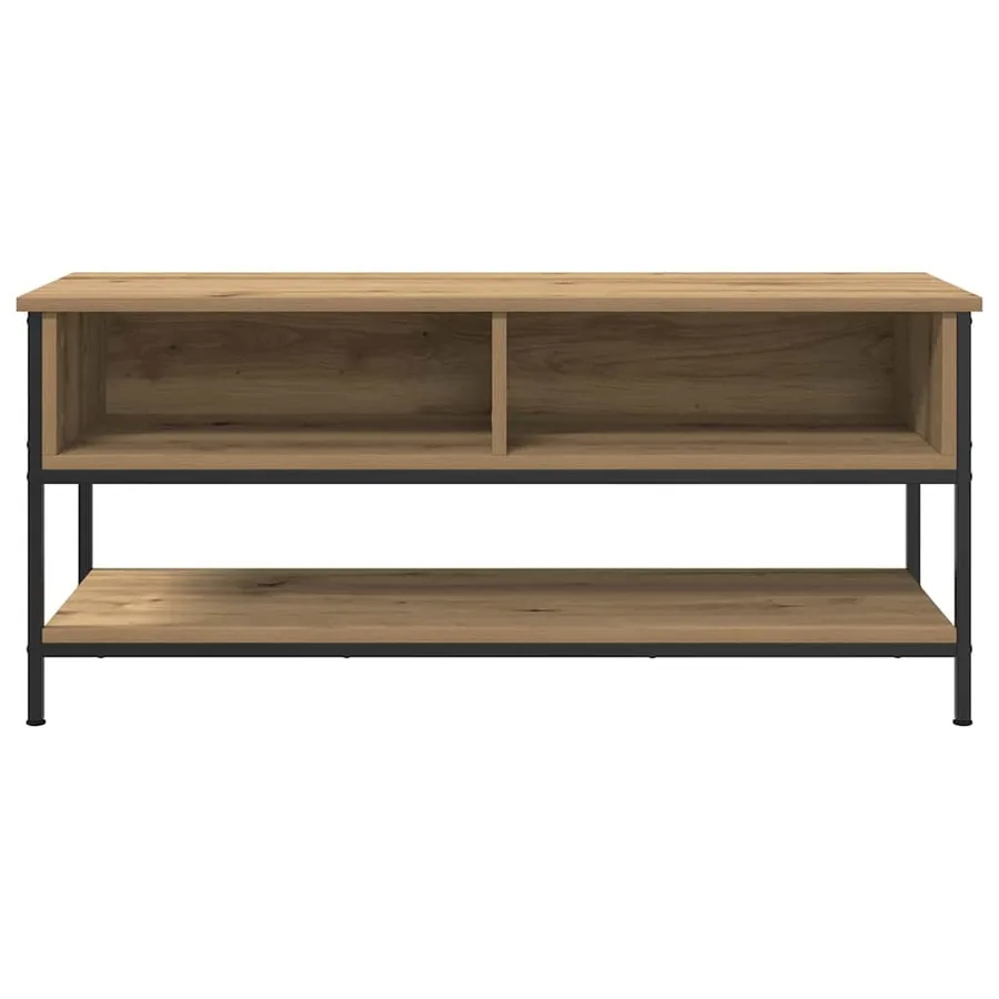 Ensemble meuble TV 100 x 35 x 45 cm Chêne artisanal - 5
