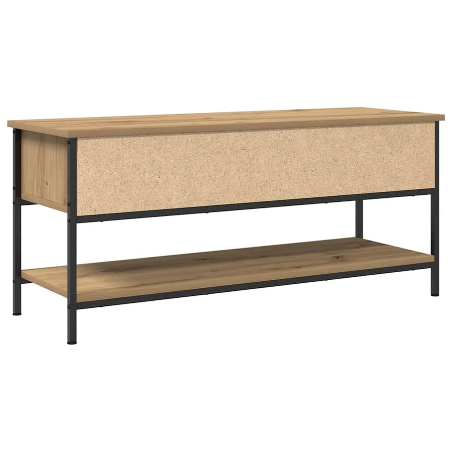 Ensemble meuble TV 100 x 35 x 45 cm Chêne artisanal - 7