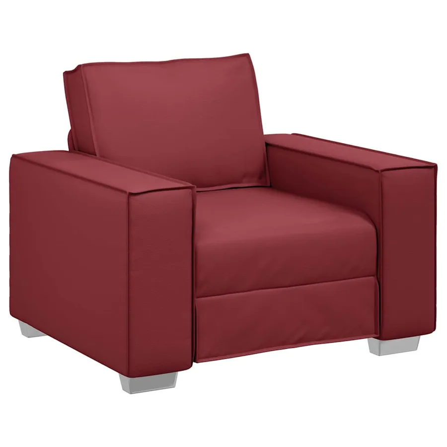 Fauteuil Bordeaux 100 cm Simili cuir - 2