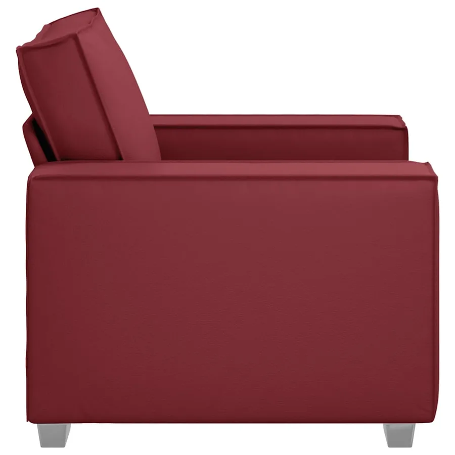 Fauteuil Bordeaux 100 cm Simili cuir - 5