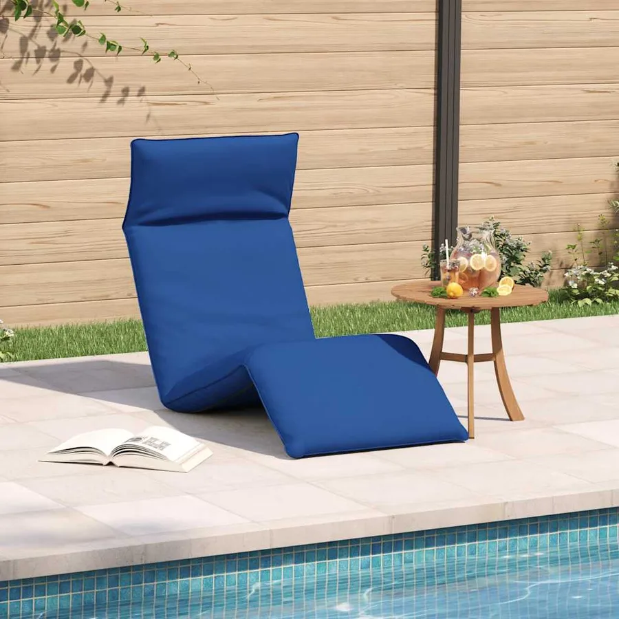 Transat pliant taupe 175 x 54 x 8,5 cm tissu Oxford - 14