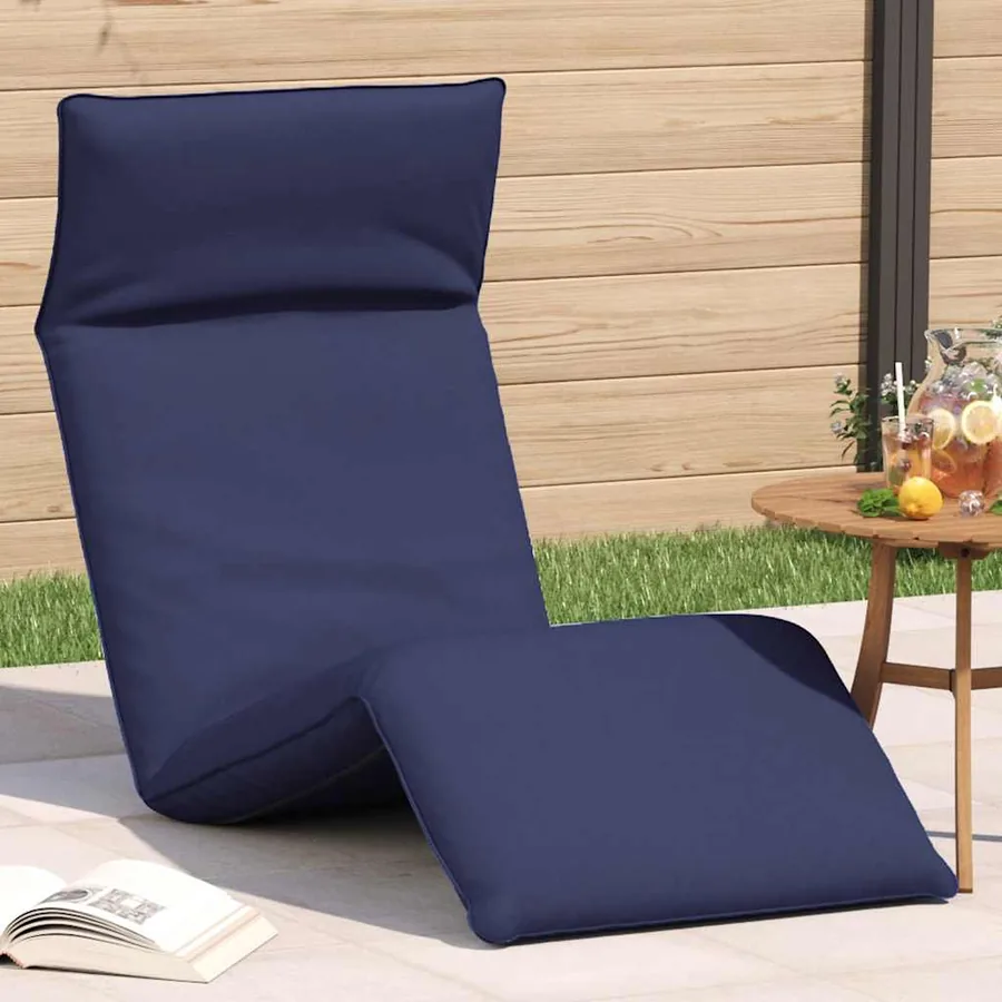 Transat pliant taupe 175 x 54 x 8,5 cm tissu Oxford - 34