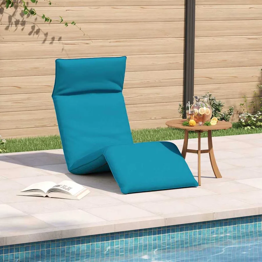Transat pliant taupe 175 x 54 x 8,5 cm tissu Oxford - 69