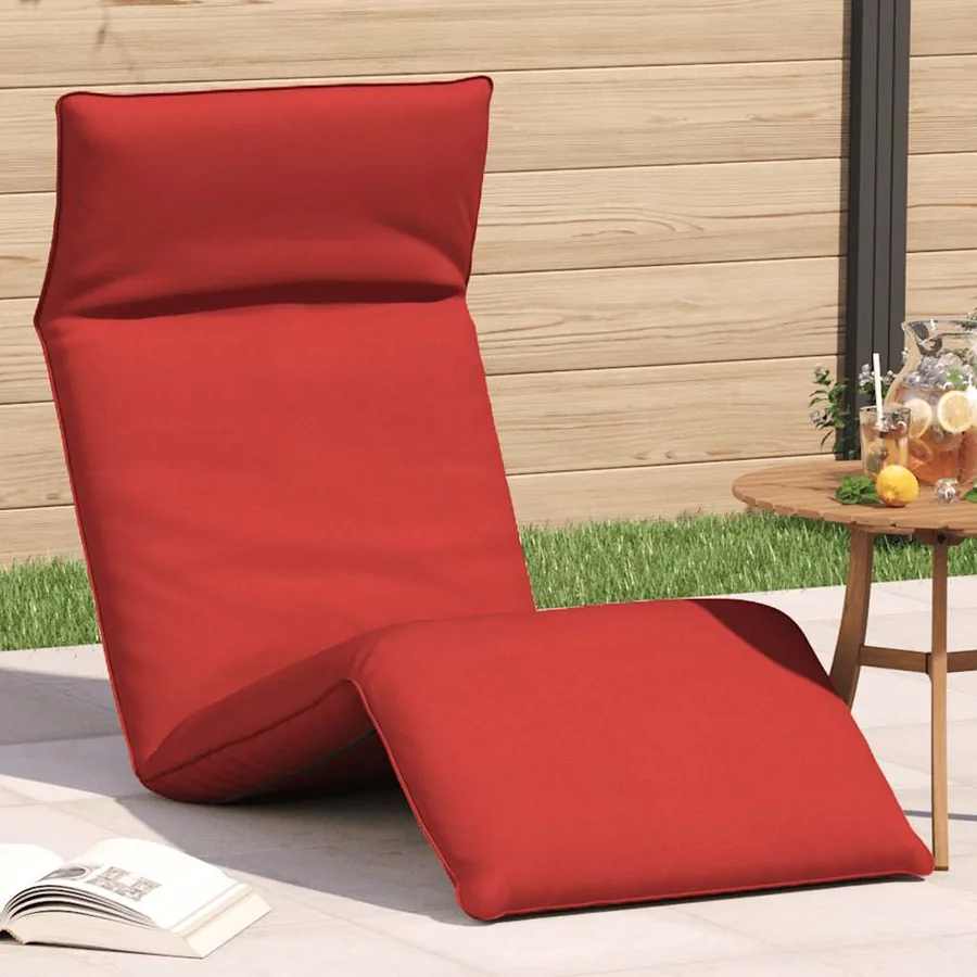 Transat pliant taupe 175 x 54 x 8,5 cm tissu Oxford - 78
