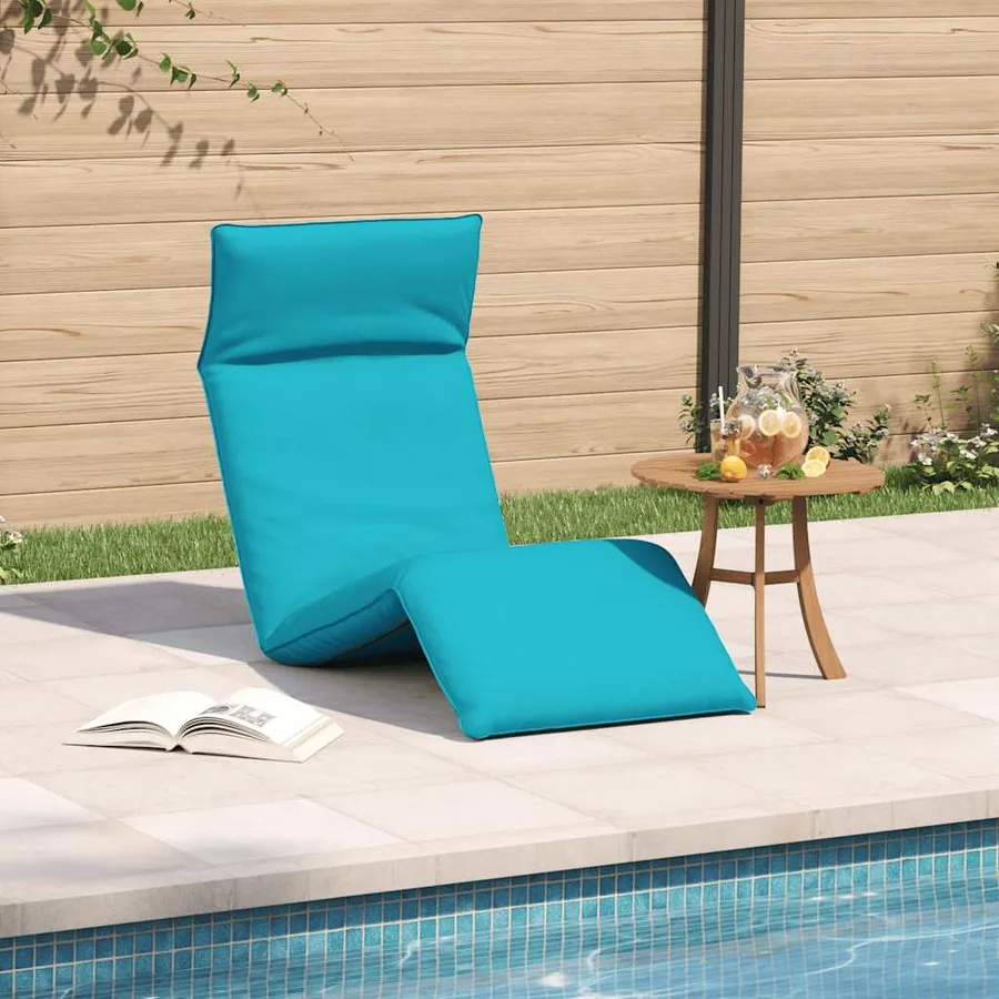 Transat pliant taupe 175 x 54 x 8,5 cm tissu Oxford - 91