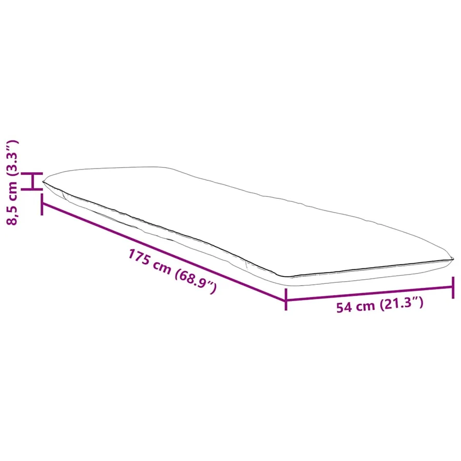 Transat pliant multicolore 175 x 54 x 8,5 cm tissu Oxford - 11