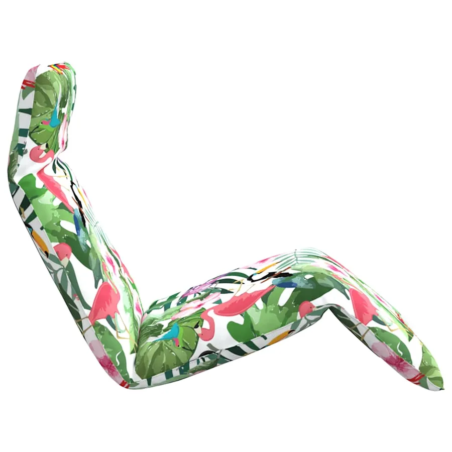 Transat pliant multicolore 175 x 54 x 8,5 cm tissu Oxford - 5