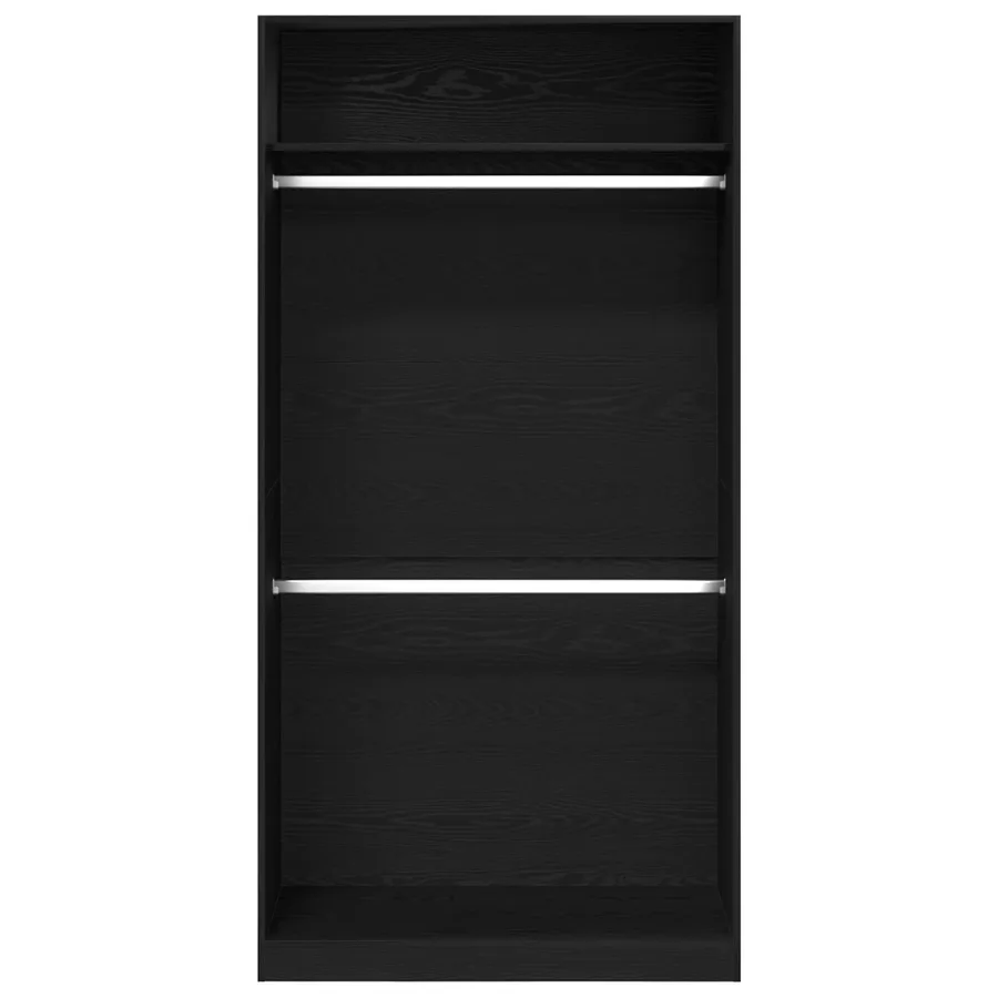 Armoire Chêne noir 100 x 50 x 200 cm Bois d'ingénierie - 6