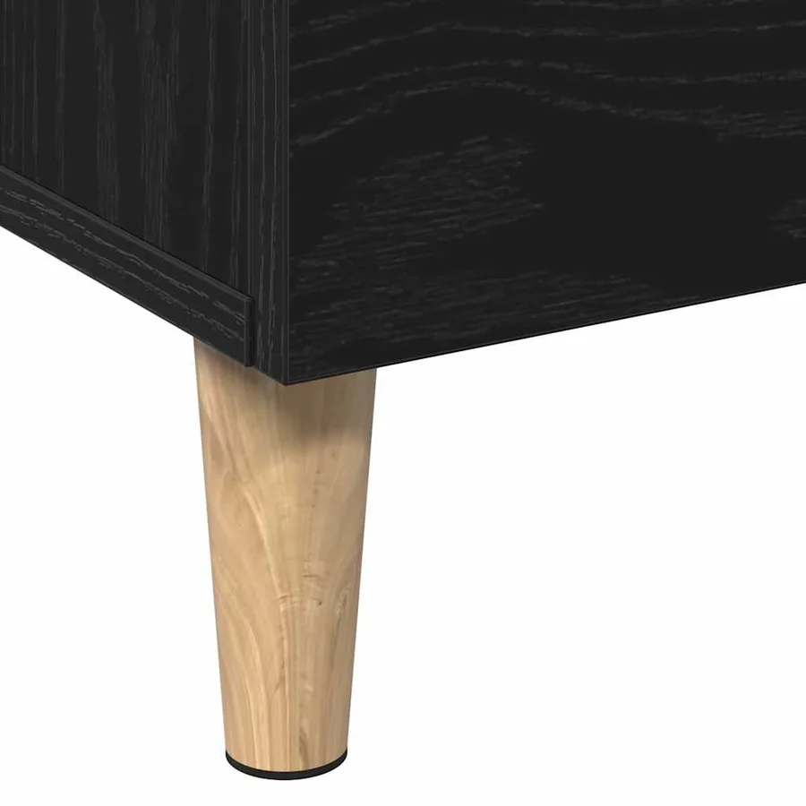 Haut Armoire Chêne noir 70 x 31 x 115 cm Bois d'ingénierie - 8