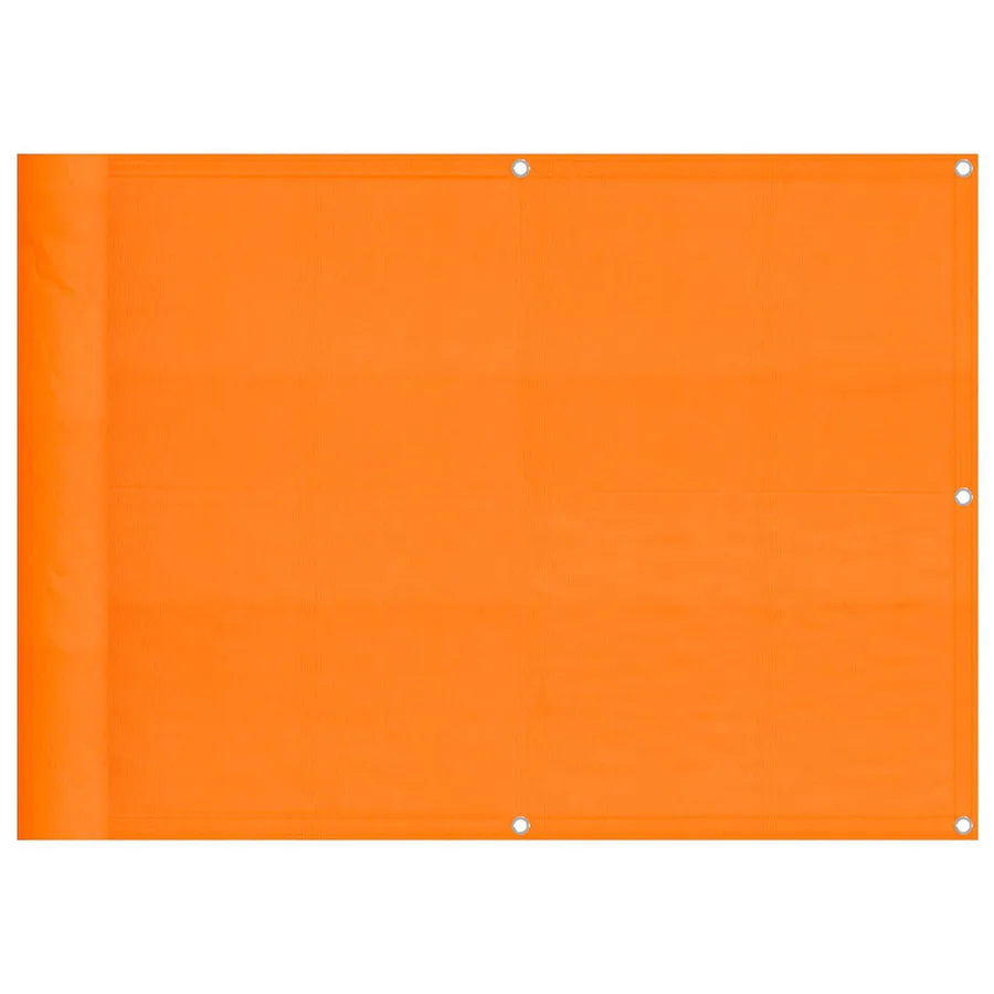 Paravent de balcon orange 75 x 700 cm 100 % polyester Oxford - 2