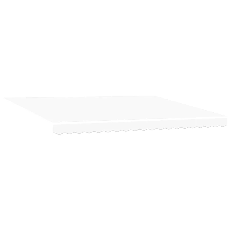 Auvent rétractable Blanc 450 × 350 cm Polyester - 5