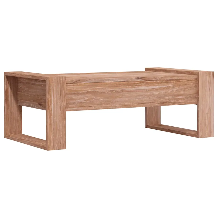 Table basse 110x60x40 cm Bois de teck massif - 6