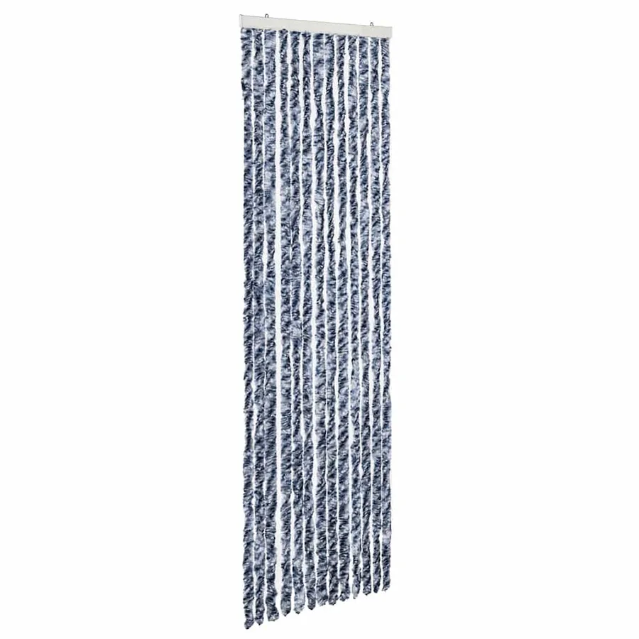 Moustiquaire Bleu blanc et argenté 56x185 cm Chenille - 2