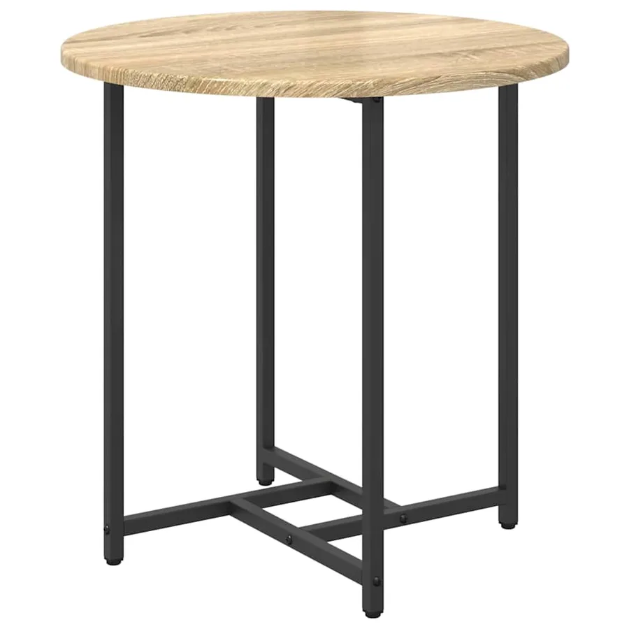 Ensemble de tables d'appoint 2 pcs Chêne Sonoma et noir - 5