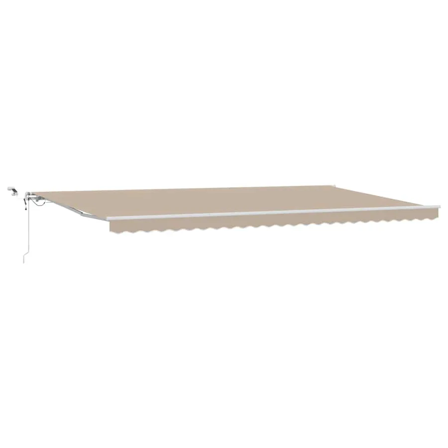 Auvent rétractable Beige 600 × 300 cm Polyester - 2