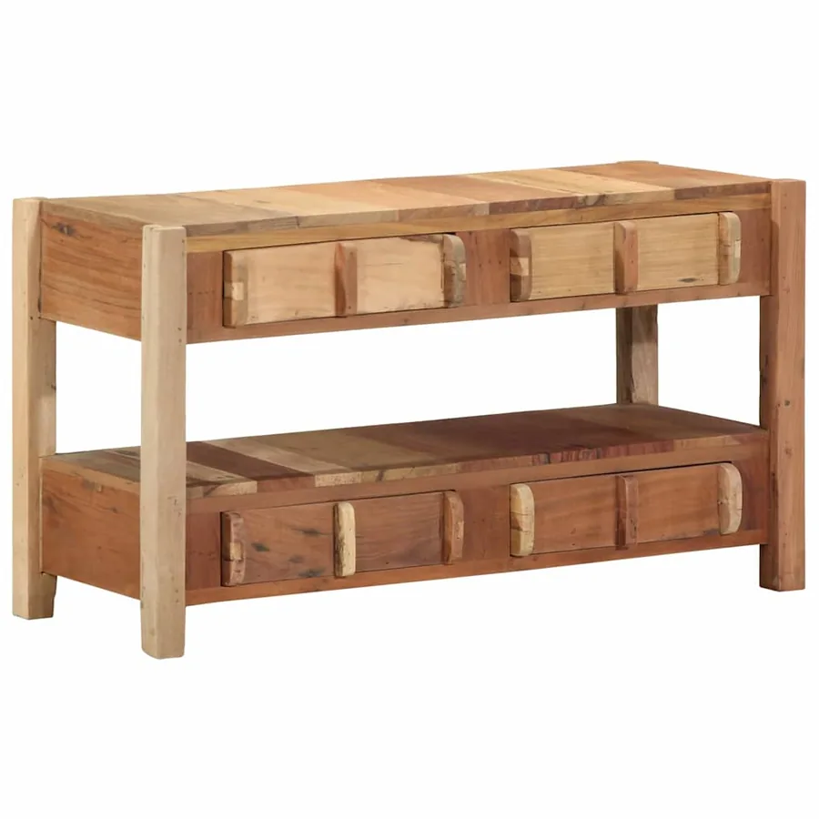 Meuble TV Marron 83 x 33 x 46 cm Bois Recyclé Solide