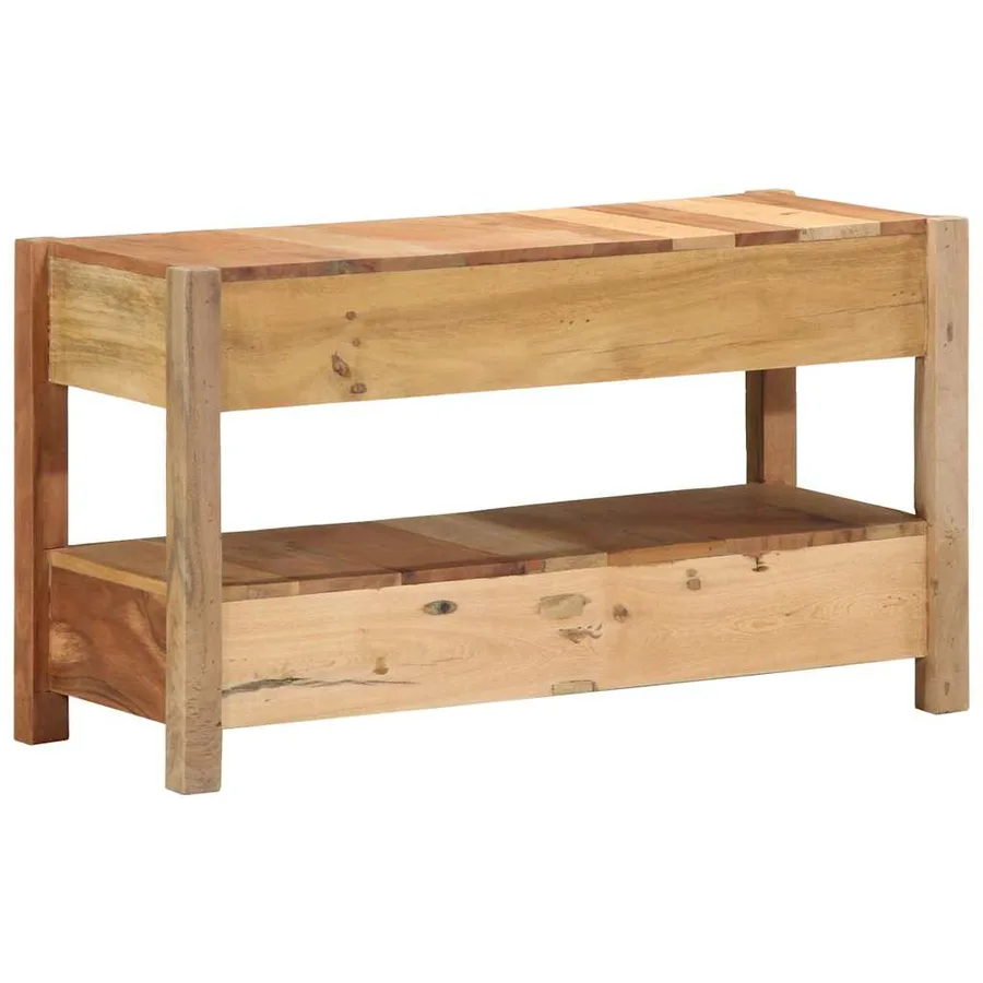 Meuble TV Marron 83 x 33 x 46 cm Bois Recyclé Solide - 6