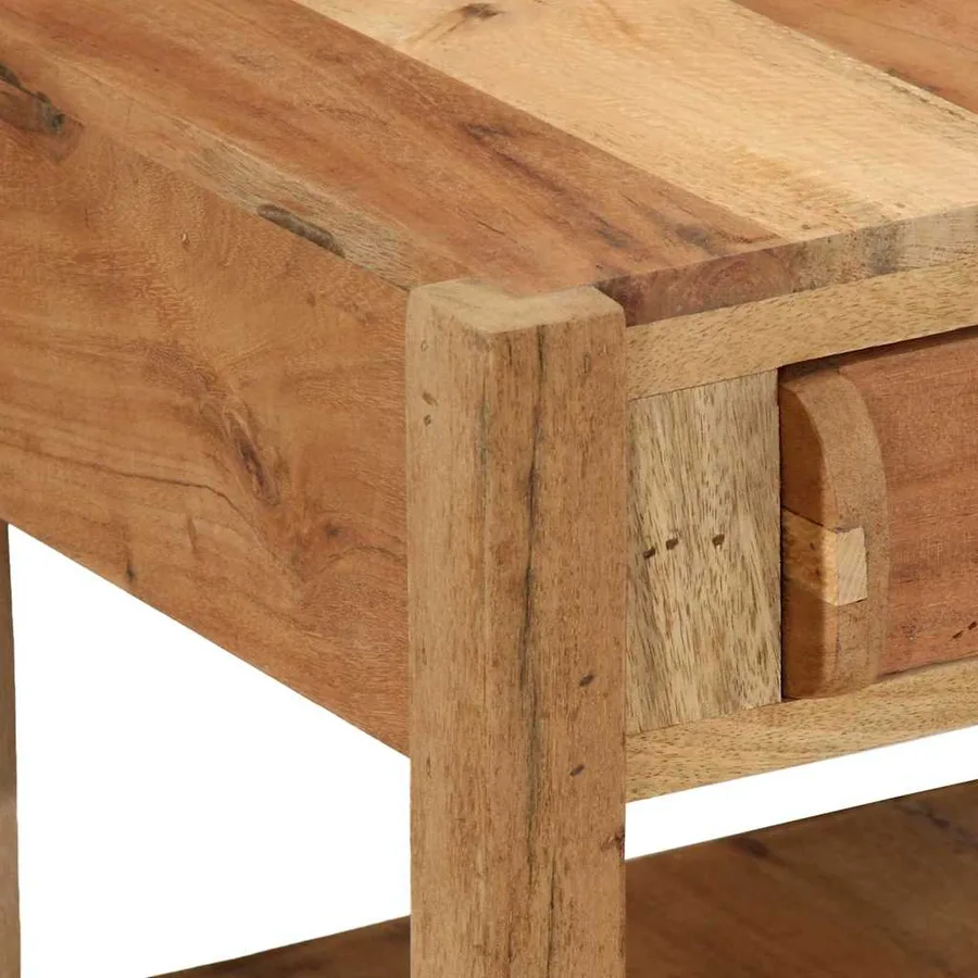 Meuble TV Marron 83 x 33 x 46 cm Bois Recyclé Solide - 9