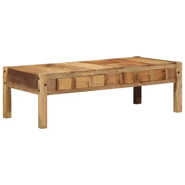 Table basse Marron 110 x 54 x 35 cm Bois Recyclé Solide