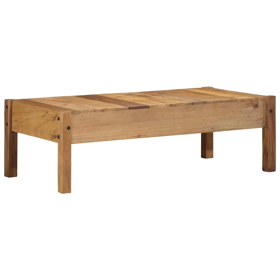 Table basse Marron 110 x 54 x 35 cm Bois Recyclé Solide - 6