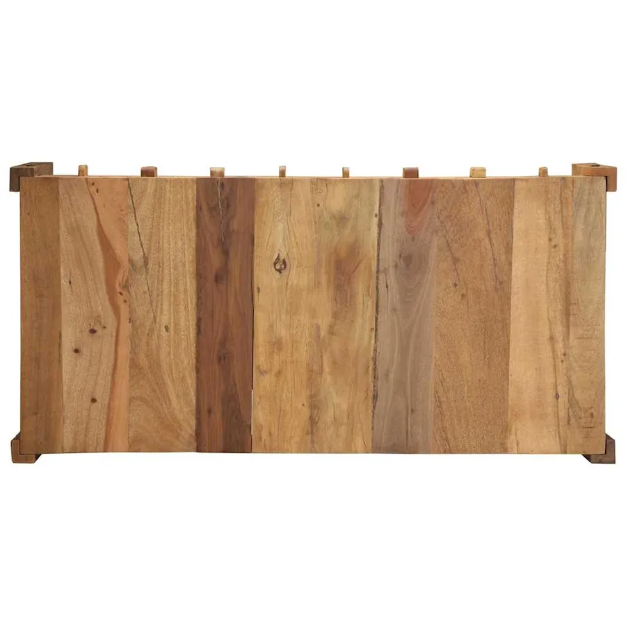 Table basse Marron 110 x 54 x 35 cm Bois Recyclé Solide - 7