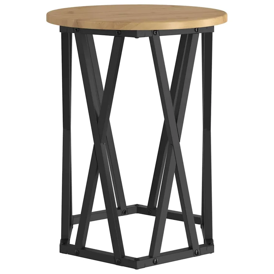 Table basse 2 pcs Chêne artisanal 50 x 50 x 50 cm - 7