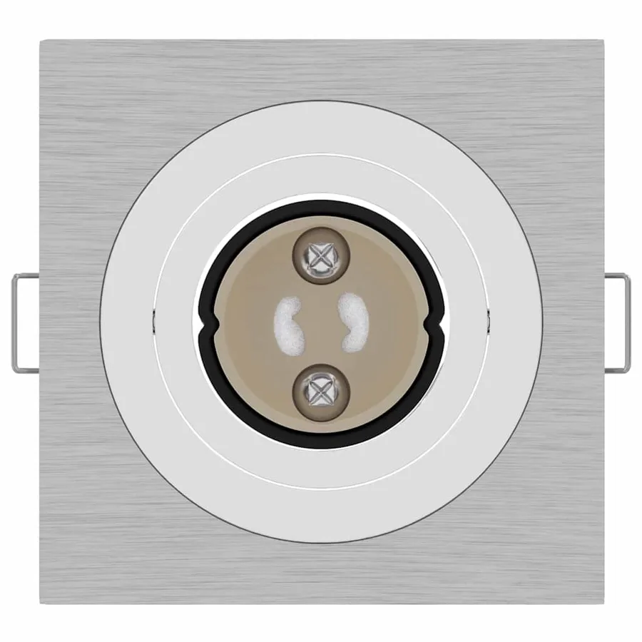 Projecteur 24 pcs Argenté 9 x 9 x 2 cm Aluminium - 6