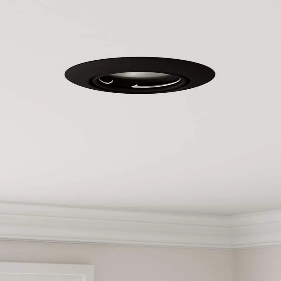 Projecteur 24 pcs Noir 9 x 9 x 2,5 cm Métal
