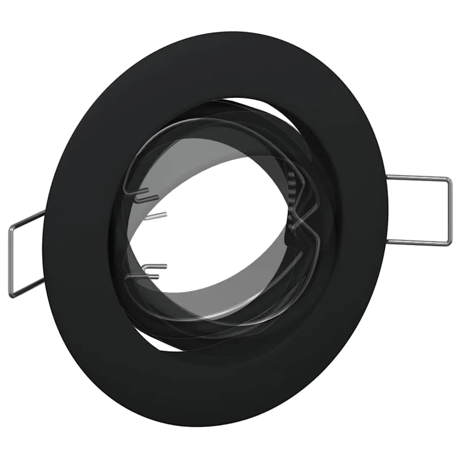 Projecteur 24 pcs Noir 9 x 9 x 2,5 cm Métal - 12
