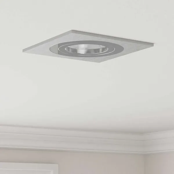 Projecteur 6 pcs Argenté 9 x 9 x 2 cm Aluminium