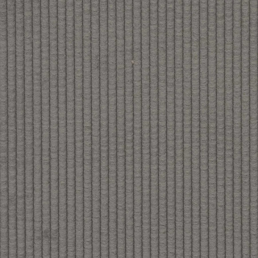 Canapé deux places gris clair 160 x 77 x 82 cm en tissu velours côtelé - 8