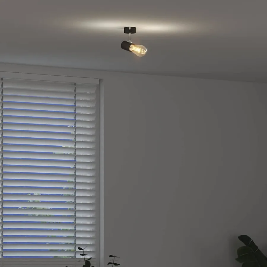 Spot de plafond Noir 6,5 x 6 x 11,5 cm Métal - 4