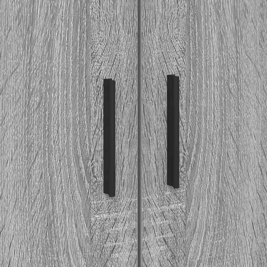 Cadre de lit Gris Sonoma 70 x 190 cm Bois d'ingénierie - 9