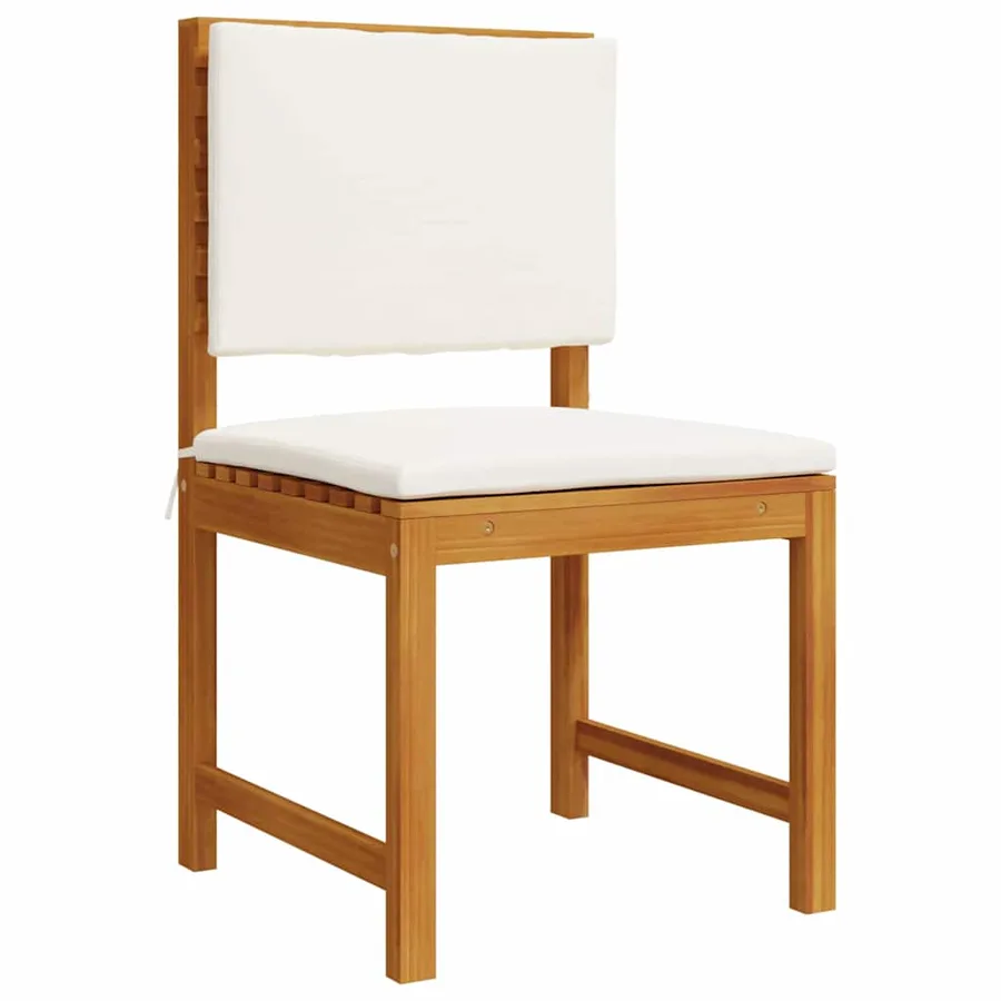 Ensemble de banc de jardin 4 pcs Marron Bois d'Acacia Massif - 5