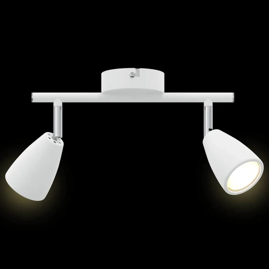 Spot de plafond Blanc 25.5 x 8 x 16 cm Métal - 12