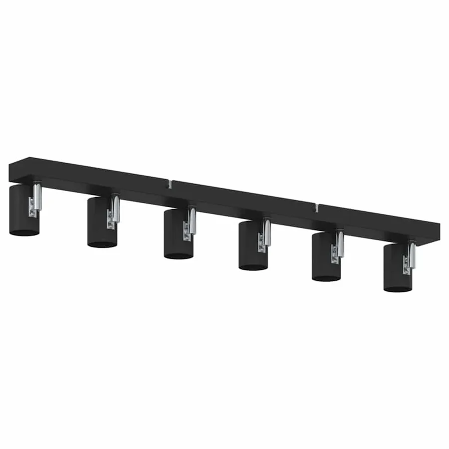 Spot de plafond Noir 73 x 6,5 x 11,5 cm Métal - 5