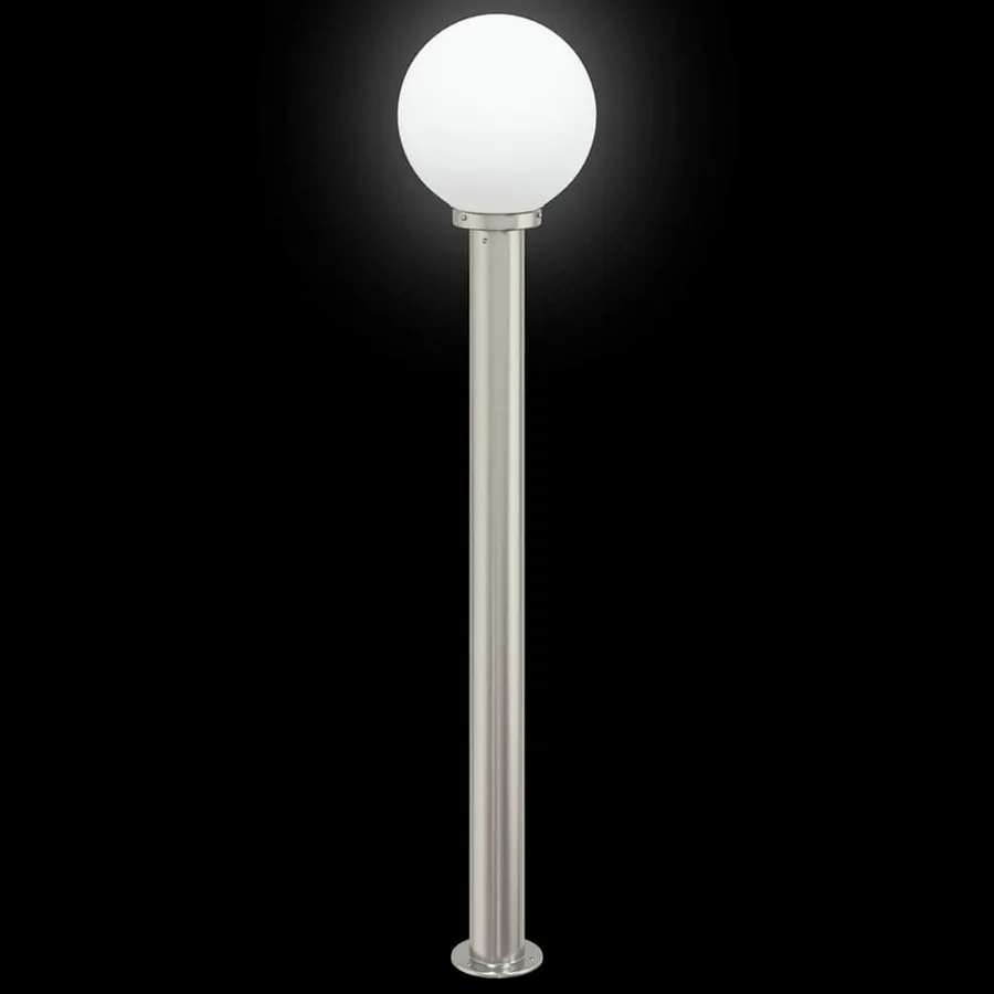 Bornes lumineuses lot de 3 120 cm acier inoxydable IP44 - 5