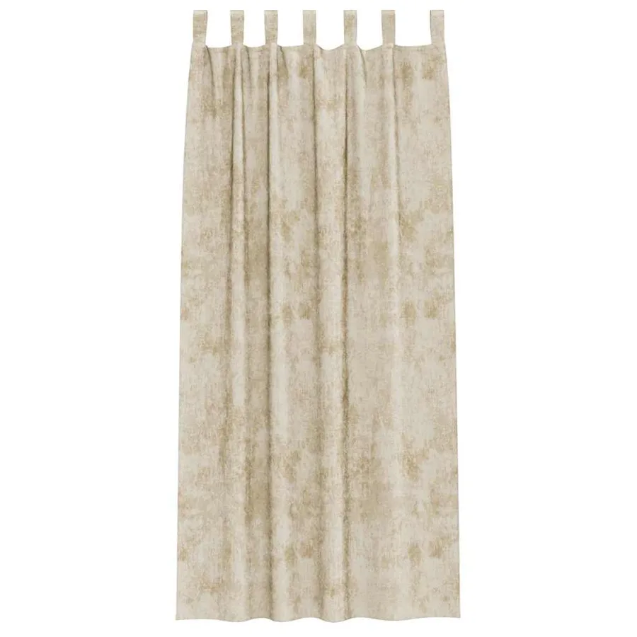 Rideaux en velours 2 pcs Crème 245 x 140 cm Velours - 4