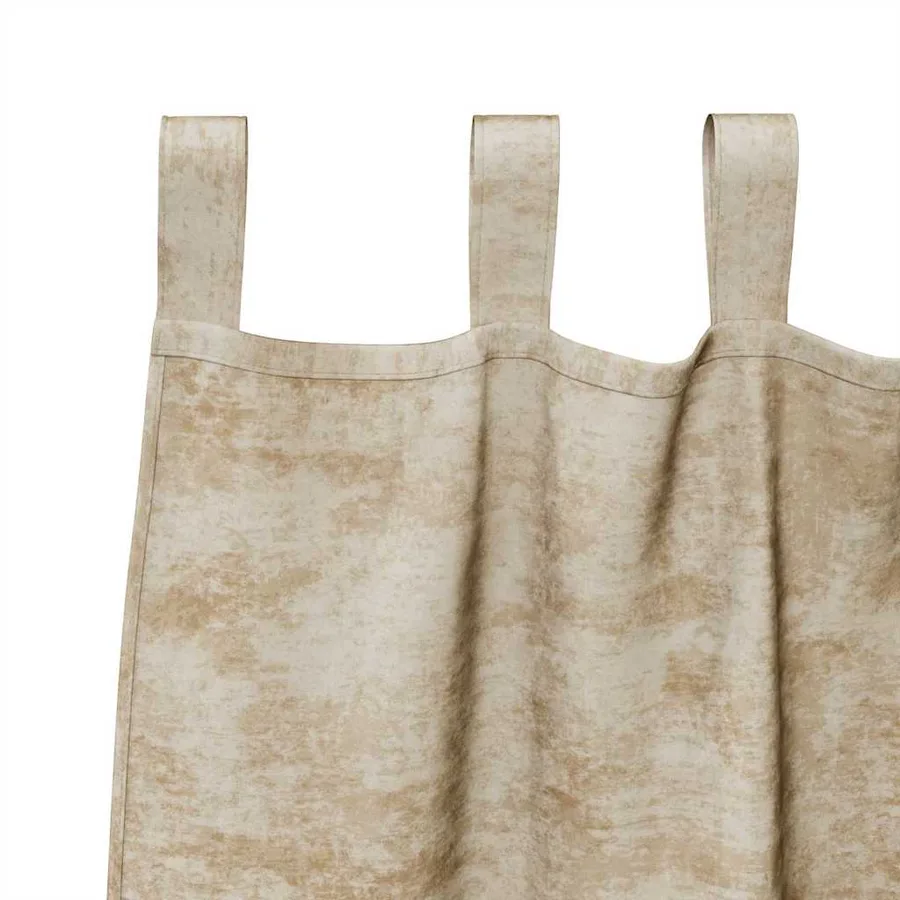 Rideaux en velours 2 pcs Crème 245 x 140 cm Velours - 5