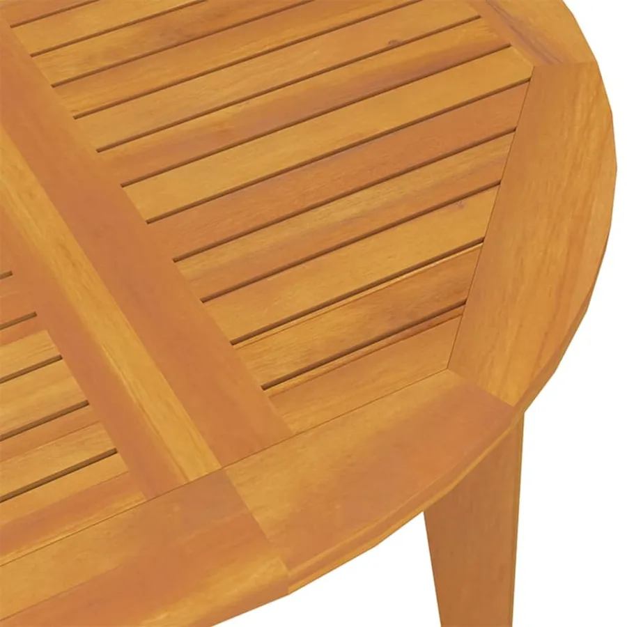 Ensemble à manger de jardin 3 pcs Bois d'acacia solide - 6