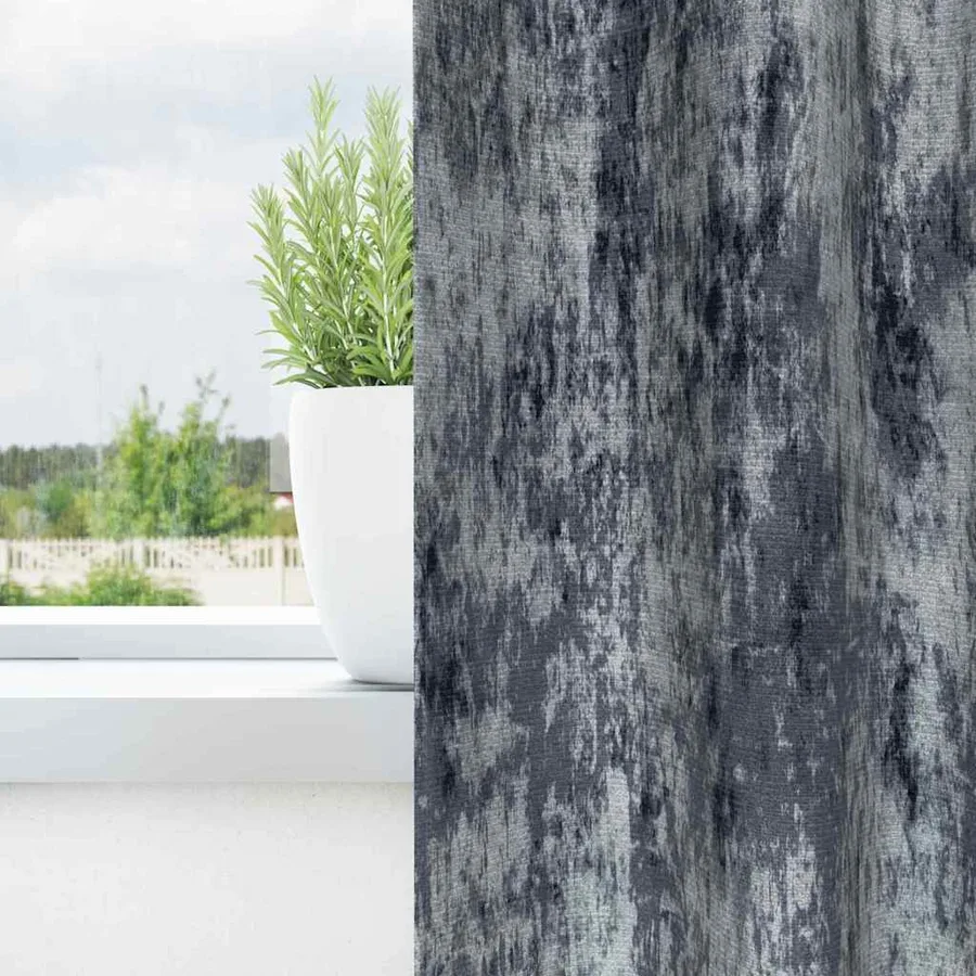 Rideaux en velours 2 pcs Gris Argenté 175 x 140 cm Velours - 3