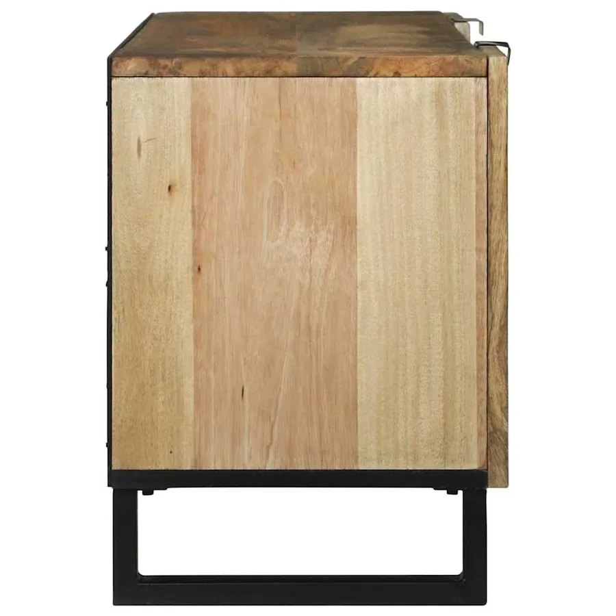 Unites TV avec tiroir Marron 105 x 33 x 46 cm Bois d'ingénierie - 4